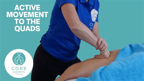 Active Movement To The Quads Sports Massage Youtube