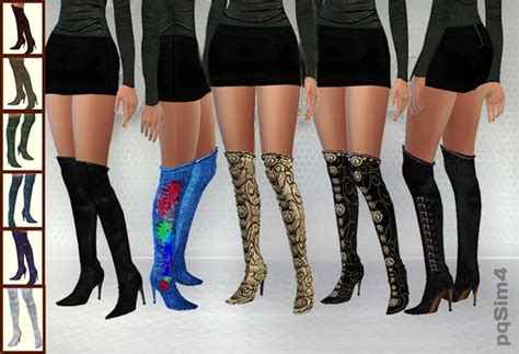 The Best Boots By Pqsim4 Sims Sims 4 Sims Mods