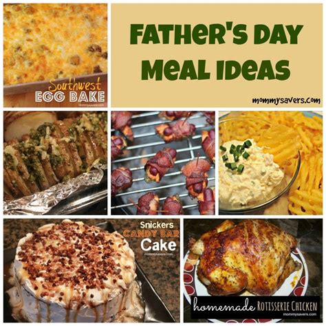 Fathers Day Meal Ideas Meals Dinner Recipes Dinner