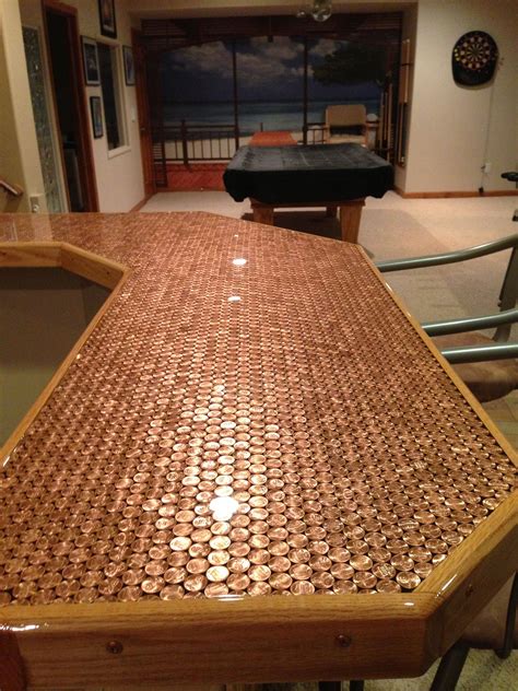 Published thu, apr 9 20201:41 pm edtupdated fri, apr 10 20203:19 pm edt. Penny bar counter top, under crystal clear epoxy. 5,034 ...