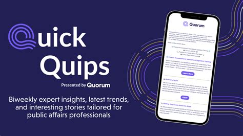 Quick Quips August 3rd Edition