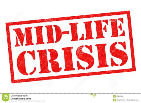 Mid Life Crisis Stock Illustration Illustration Of Distress 87242352