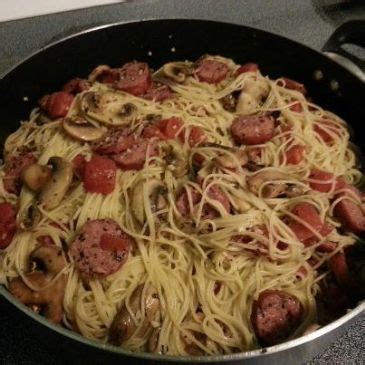 Picture courtesy of kevin & amanda. Pasta and smoked sausage Recipe | SparkRecipes