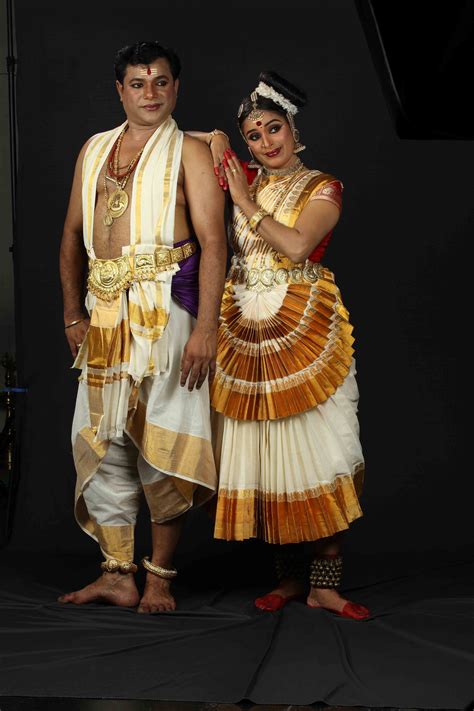 The Traditional Costume Of The Dancer Was Influenced By The Clothing Of The Natives Of Kerala