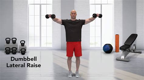 How To Do A Dumbbell Lateral Raise Youtube
