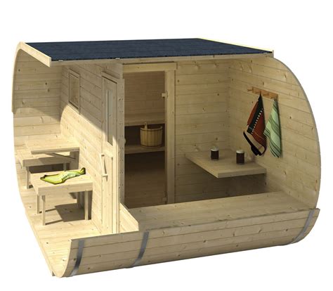 Log Cabin Oval Sauna