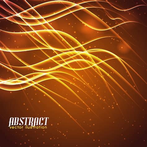 Free Vector Shiny Abstract Wavy Lines Glowing And Light Effects On