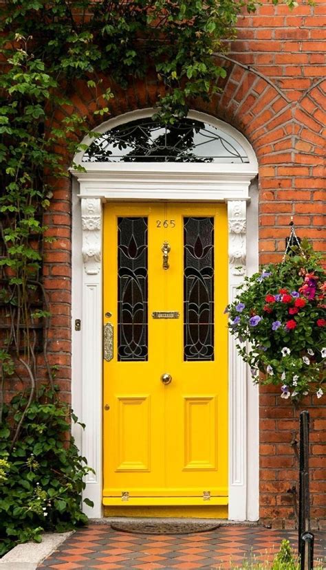 38 Gorgeous Yellow Aesthetic Room Decor Home Design Front Door