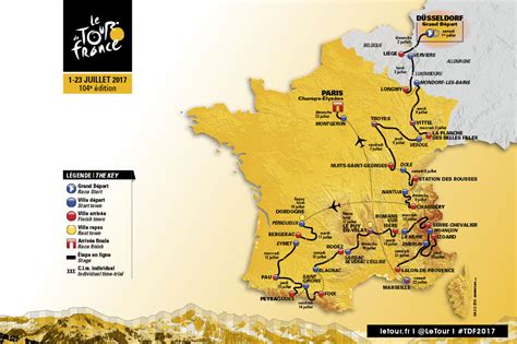 Etape 1, samedi 26 juin : Tour de France 2017: le parcours étape par étape