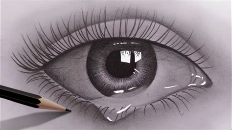Pencil Eye Realistic Pencil Eye Easy Drawings For Beginners But You Can Practice More And More