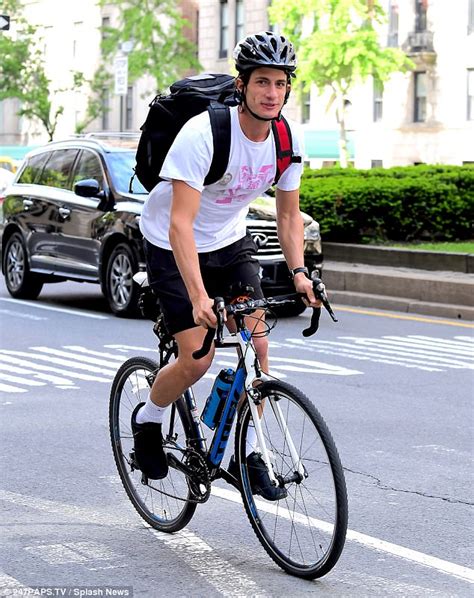 Jack Schlossberg Enjoys A Morning Bike Ride In New York Daily Mail Online