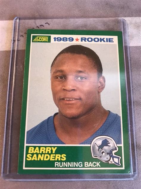 Shop comc's extensive selection of all items matching: Barry sanders 1989 score rookie card #257 for Sale in Fresno, CA - OfferUp