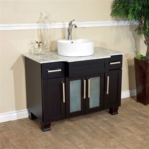 Standard vanity height is often contested and there's not really a regulated standard height. the standard height of a bathroom vanity is determined by averages of the most. 40" Canete Single Vessel Sink Vanity - Bathgems.com