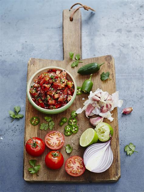 Tomato Salsa Vegetarian Recipes Jamie Oliver