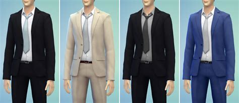 Sims 4 Male Suits Cc