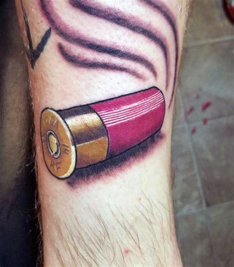 80 Shotgun Tattoo Ideas For Men Firearm Designs