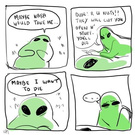 Pin By Reagan Brinkley On Memes Alien Aesthetic Alien Cute Comics