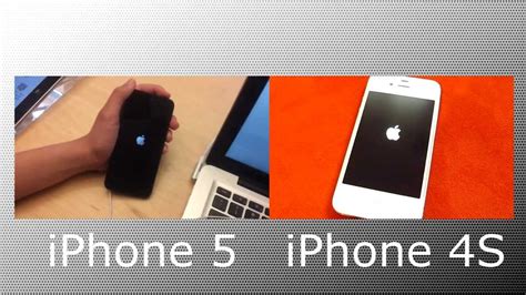 Iphone 5 Vs Iphone 4s Boot Up Test Youtube