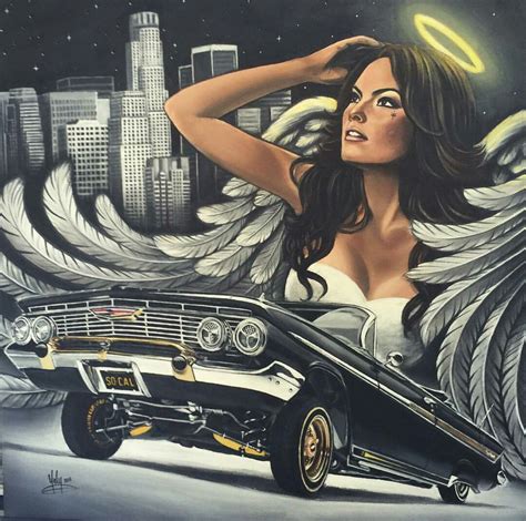 Pin By Jas On Low And Slow In Lowrider Art Chicano Airbrush Art My
