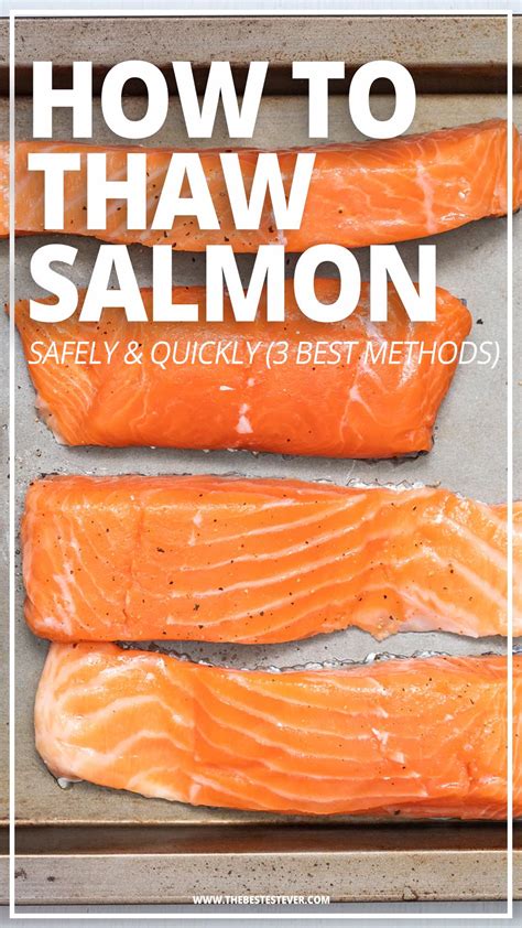 How To Defrost Thaw Frozen Salmon Quickly And Safely Frozen Salmon