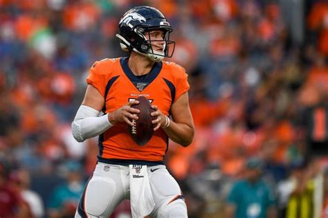 And while this denver broncos class of rookies has been excellent this season, the draft and while chubb, the fifth pick overall, has had an excellent rookie season, he's not the guy on which denver. Broncos Rookie QB Drew Lock to Start Season on IR Because ...