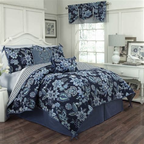 Background pattern floral blue background pattern floral pattern black blue background black background black pattern black floral blue pattern blue floral background floral black blue vector background flower backgrounds ornate seamless abstract repetition contemporary wallpaper pattern. Charismatic by Waverly Bedding - BeddingSuperStore.com