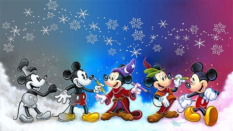 1920x1080px Free Download Hd Wallpaper Mickey Mouse Cartoons Art