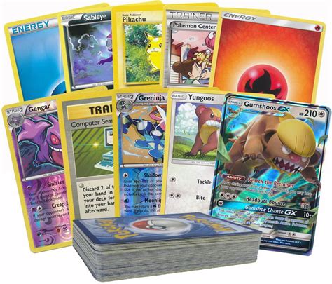 Buy 50 Pokemon Card Pack Lot Featuring A Gx And Pre Evolved Form Of