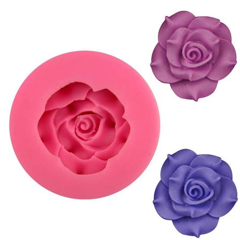 1pc 17x4 9cm 3d flower diy silicone pudding cake mold chocolate mold for kitchen baking