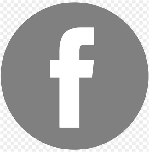 Facebook Logo Gray
