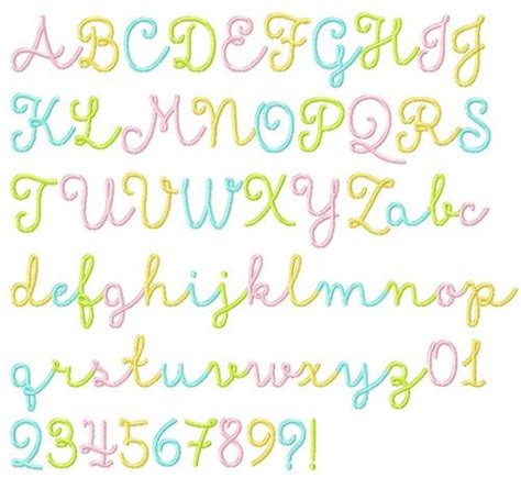 Delilah Embroidery Font Design Alphabet Font Design Alphabet