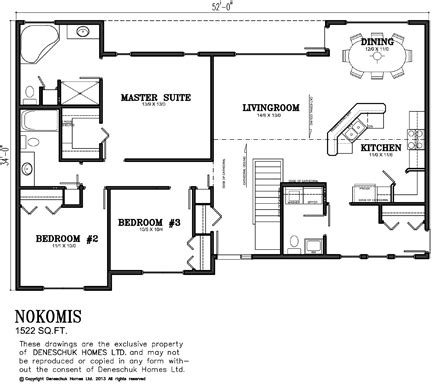 Here is a good modern house design. Deneschuk Homes 1500 - 1600 sq ft Home Plans RTM and ...