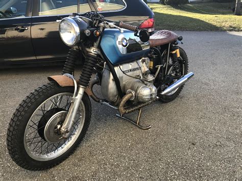 Built My First Cafe Racer A 1972 Bmw R755 Still Planning On Painting
