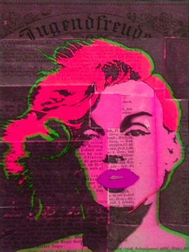 Marilyn Monroe Newspaper Pop Art No 3 Marilyn Monroe Felix Pop Art