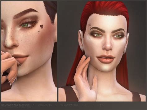 Sims 4 Face Tattoos Mod