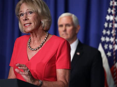 Betsy Devos Says Student Loan Borrowers Have A Lot Of Tools To Pay