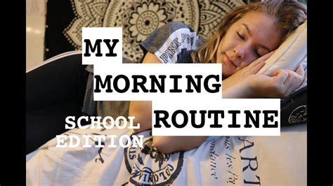 My Morning Routine School Edition Youtube