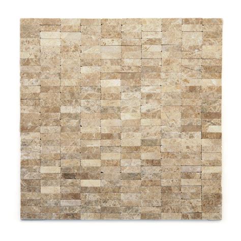 Solistone Post Modern 10 Pack Degas Uniform Squares Mosaic Marble Wall