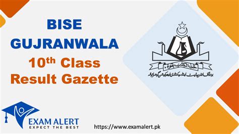 Bise Gujranwala 10th Class Result Gazette 2023 Exam Alert