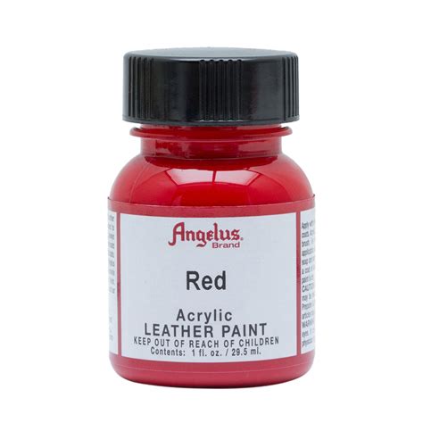 Angelus Acrylic Leather Paint 1 Oz Red