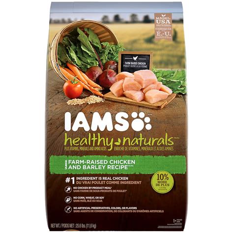 Iams Healthy Naturals Chicken And Barley Recipe Adult Dry Dog Food Vs