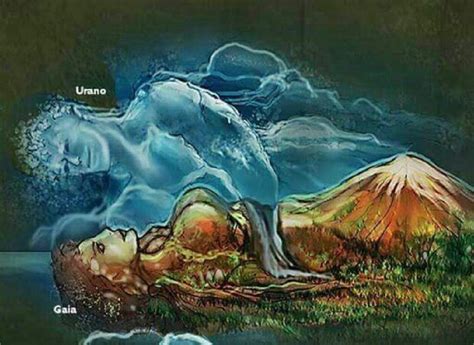 Gea Y Urano En La Creaci N Del Universo En La Mitolog A Griega Mitologia Griega Mitolog A
