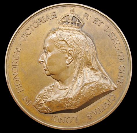 1897 Diamond Jubilee Of Victoria 76mm Bronze Medal By Bowcher