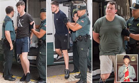 Britons Arrested Over The Death Of British Tourist In Ibiza Appear In Court Daily Mail Online
