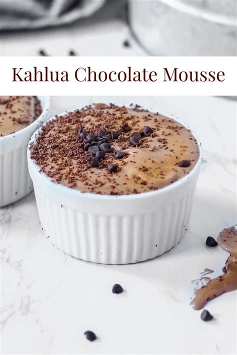 The crust choice is up to you. Rich, decadent, and creamy Kahlua chocolate mousse. The ...