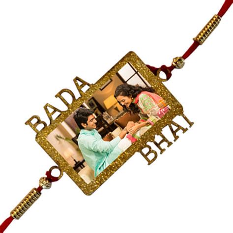 Buy Bada Bhai Customized Photo Printed Rakhi Online In India YourPrint