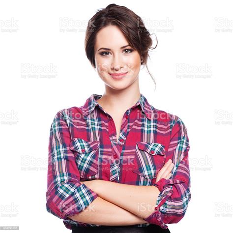 Teenage Girl With Arms Crossed Stock Photo Download Image Now Istock
