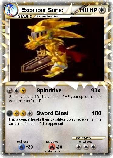 Pokémon Excalibur Sonic 39 39 Spindrive 90x My Pokemon Card