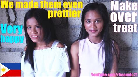 2 Beautiful Filipina Sisters We Sent Them For A Makeover Treat Shopping Treat Too Filipina