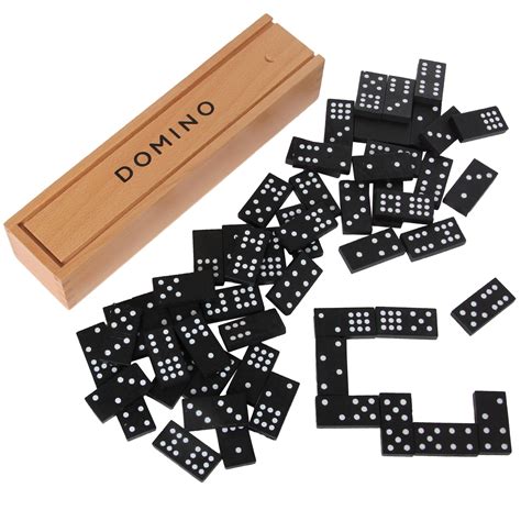 Spiele Domino Im Holzkasten 55 Steine Bartl Gmbh